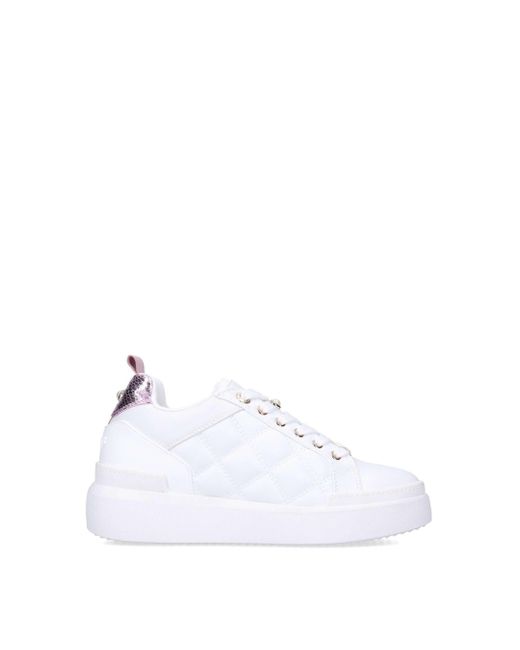 Miss Kg White 'katya Quilt' Trainers