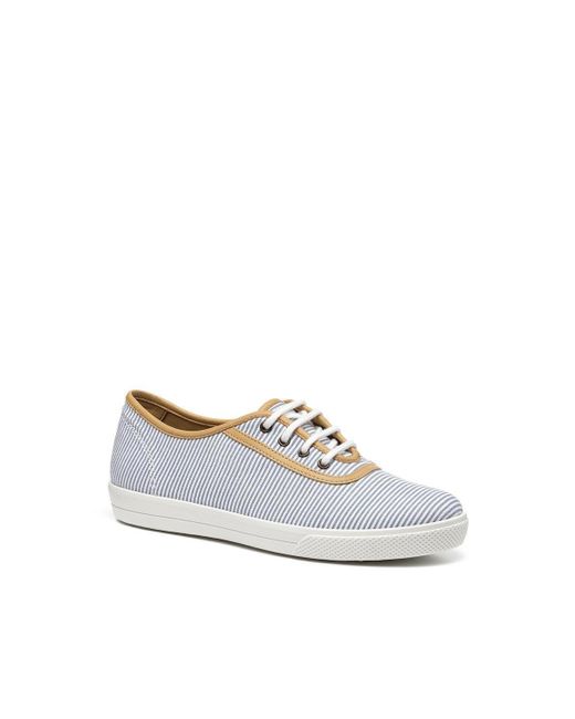 Hotter White Wide Fit 'mabel' Canvas Deck Shoes