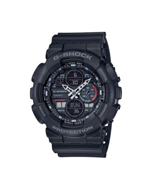 G-Shock Blue G-shock Plastic/resin Classic Combination Quartz Watch - Ga-140-1a1er for men