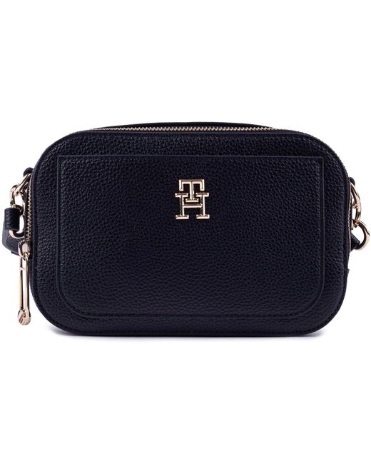 Tommy Hilfiger Blue Emblem Camera Handbag