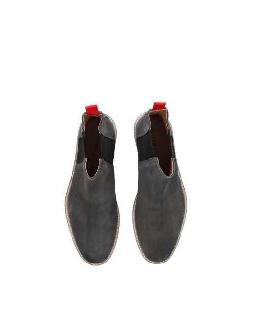 KG by Kurt Geiger Gray 'paolo' Suede Boots for men