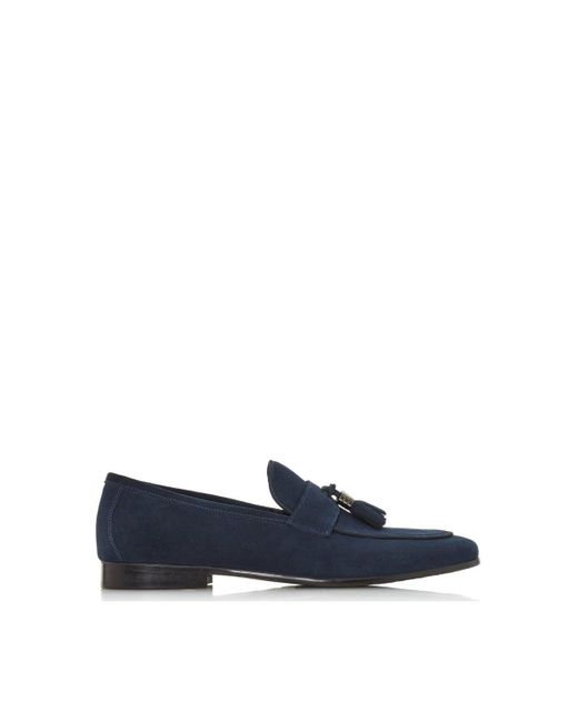 Dune Blue 'passengers' Suede Loafers for men