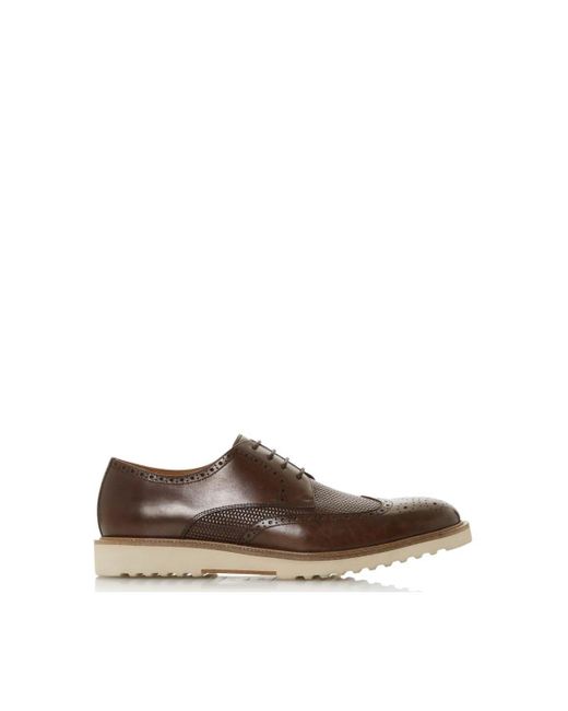 Dune Brown 'badgers' Leather Brogues for men