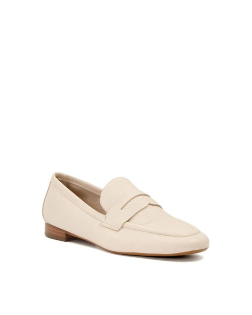 Dune Natural 'gianetta' Leather Loafers