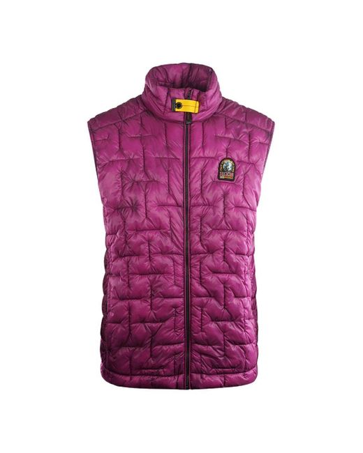 Parajumpers Sirius Deep Orchid Purple Gilet Jacket for men
