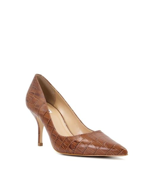 Dune Brown 'bold' Leather Court Shoes