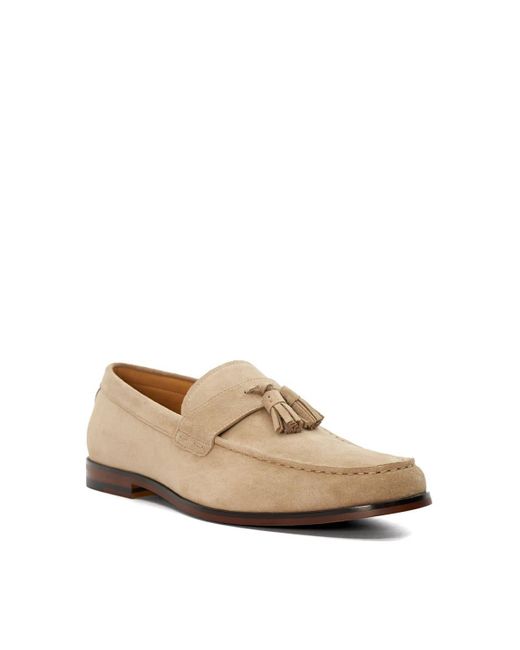 Dune Brown 'blaikes' Suede Loafers for men
