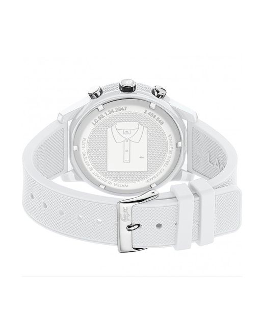 Lacoste White Plastic/resin Fashion Analogue Quartz Watch - 2010974 for men