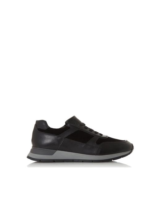 Dune Black 'transformm' Leather Trainers for men