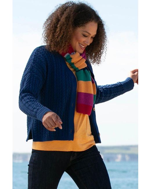 Kite Bluff Scarf in Blue Lyst UK