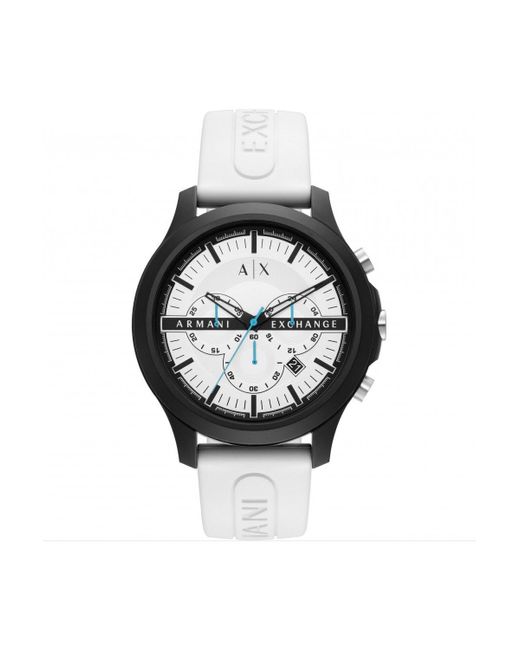 Armani Exchange Black Nylon Fashion Analogue Quartz Watch - Ax2435 for men
