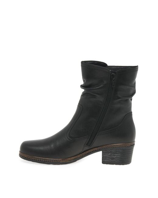 Gabor Black 'south's Ankle Boots