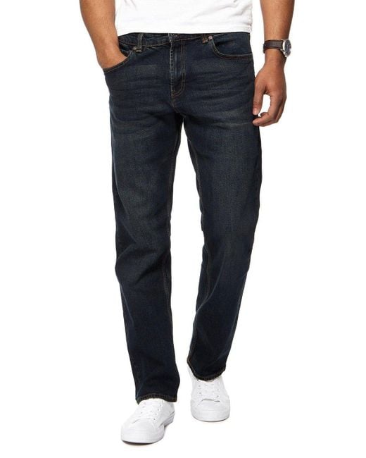 Red Herring Blue Straight Fit Jeans for men