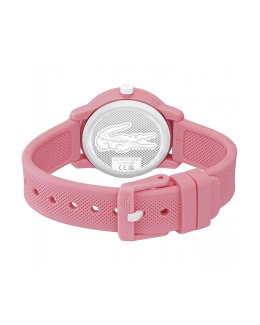 Lacoste Pink 12.12 Plastic/resin Fashion Analogue Quartz Watch - 2030040