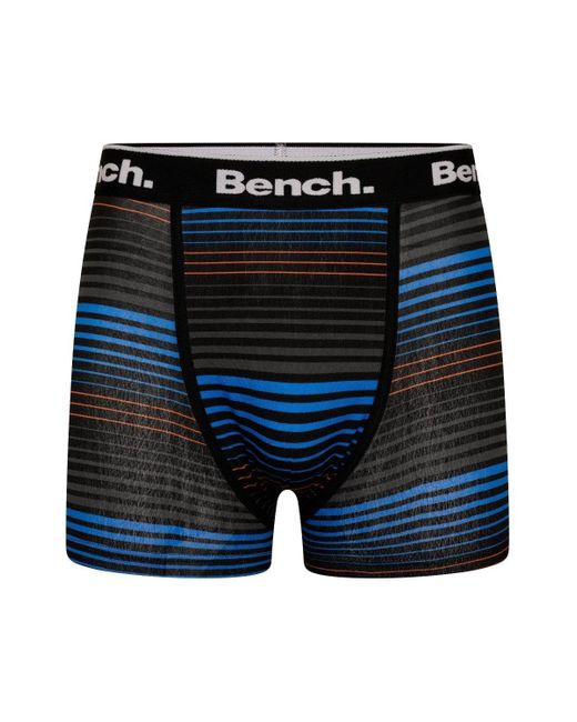 Bench Black 3 Pack 'lambie' Cotton Rich Boxers for men
