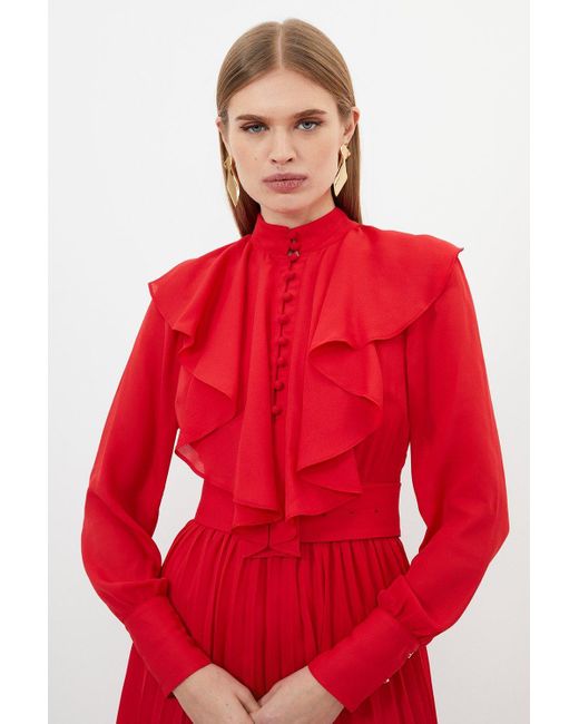 Karen millen clearance red dress