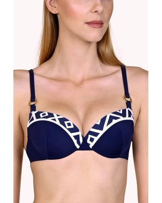 Lisca Blue 'costa Rica' Underwired Padded Bikini Top