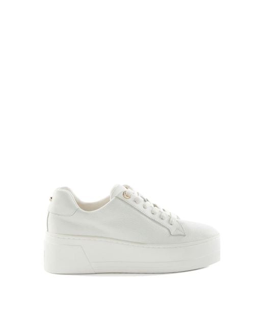 Dune White 'episode' Leather Trainers