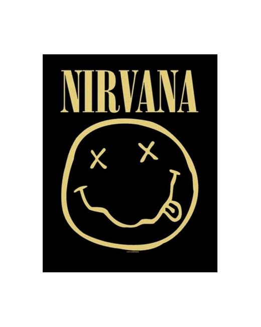 Nirvana Black Smiley Pullover Hoodie