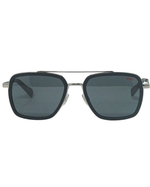 Boss Gray Ir Black Sunglasses for men