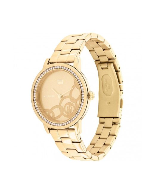 Tommy Hilfiger Metallic Maya Gold Plated Stainless Steel Classic Analogue Watch - 1782437