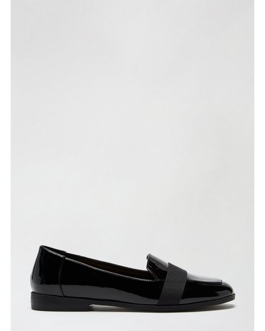 Dorothy Perkins Wide Fit Lama Black Loafers