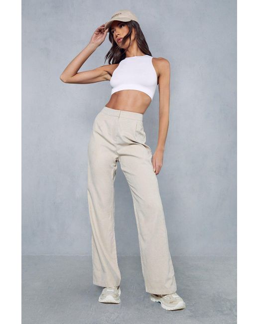 MissPap Gray Relaxed Sandblast Trousers