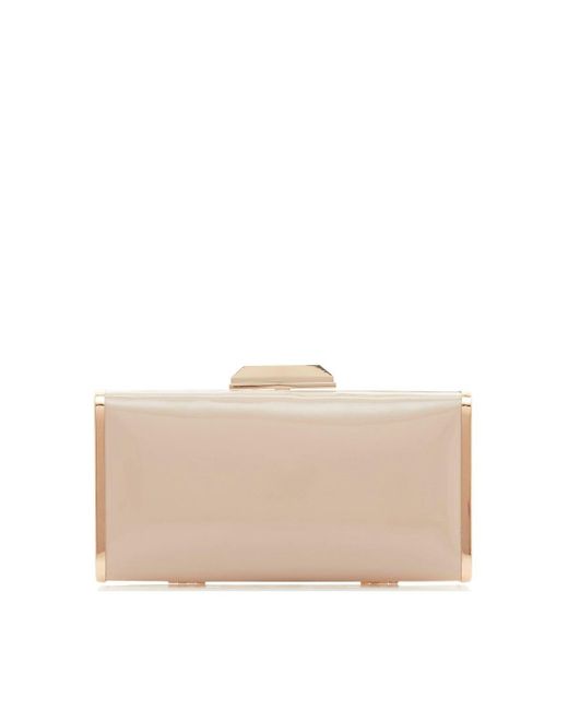 Dune Natural 'boxiee' Clutch