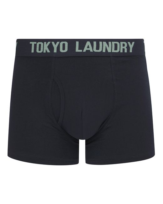 Tokyo Laundry Gray Cotton 6-pack Boxers for men