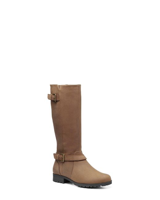 Hotter Brown Wide Fit 'belgravia' Riding Boots