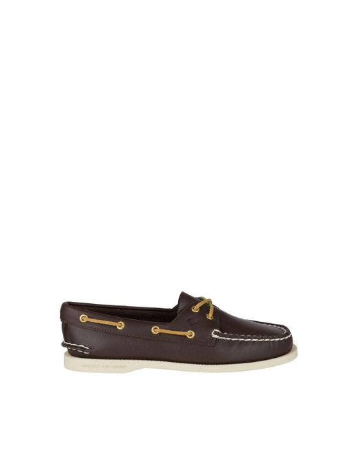 Sperry Top-Sider Brown 'authentic Original' Leather Shoes