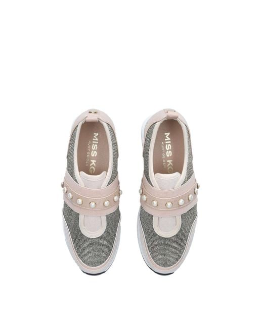Miss Kg White 'kiron' Fabric Trainers