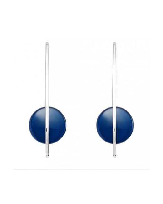 Skagen Blue 'sea Glass' Stainless Steel Earrings - Skj1293040