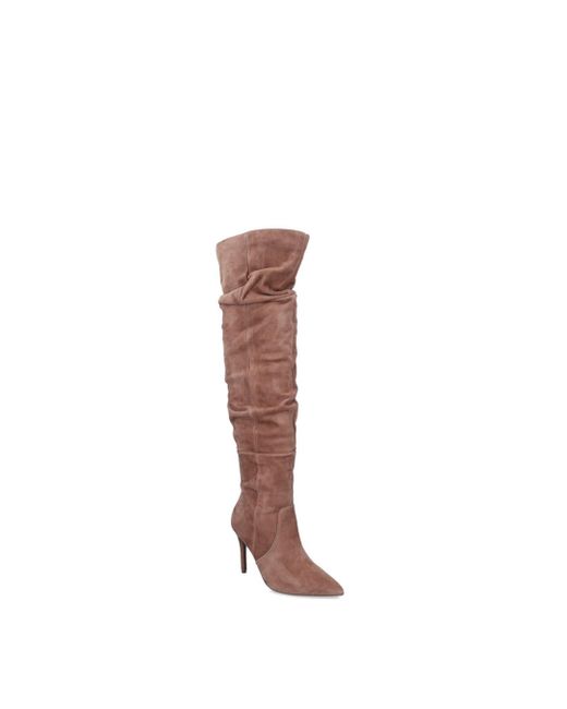 Carvela Kurt Geiger Natural 'spicy Slouch' Leather Boots