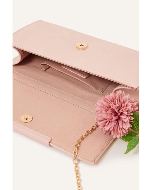 Accessorize Pink Clean Bar Clutch Bag