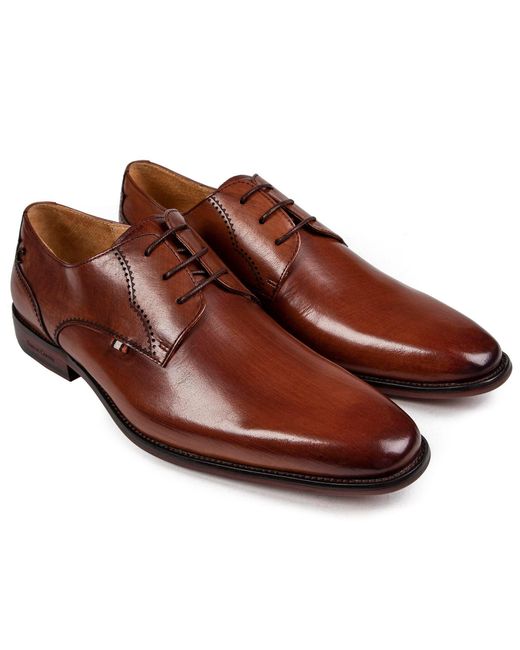 Simon Carter Brown Basset Shoes for men