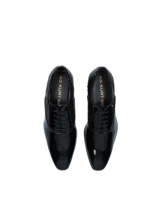 KG by Kurt Geiger Black 'cade Sequin' Shoes for men
