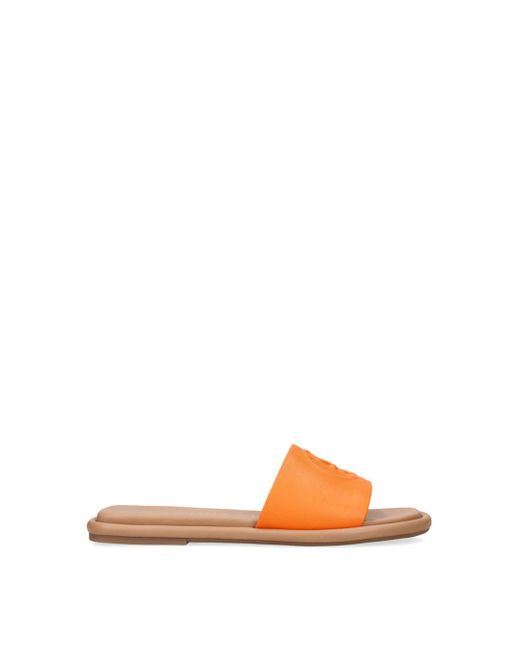 KG by Kurt Geiger Orange 'rogan Monogram' Sandals