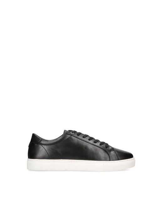 KG by Kurt Geiger Black 'fire' Leather Trainers for men