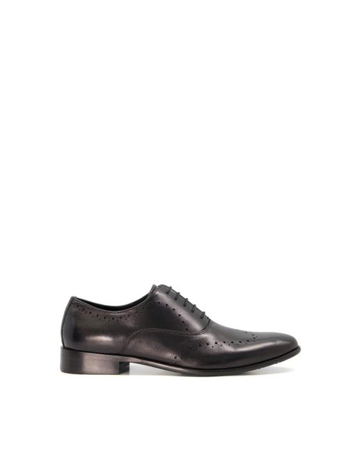 Dune White 'sign' Leather Smart Shoes for men