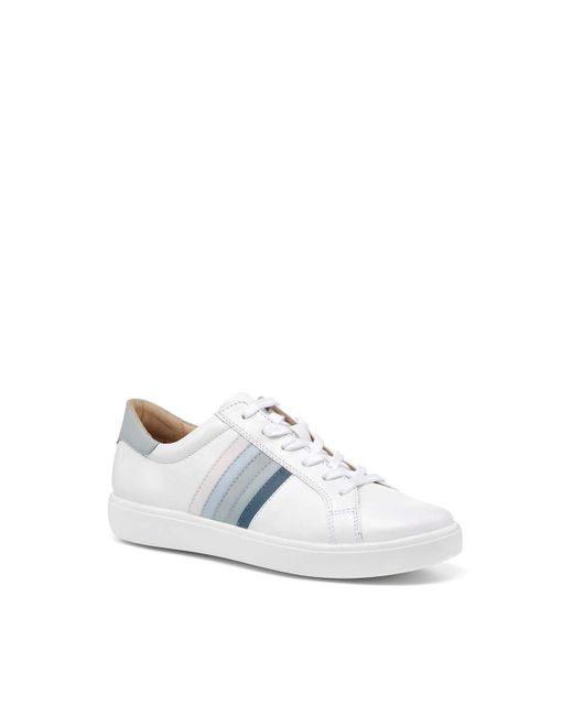 Hotter White Wide Fit 'switch' Deck Shoes