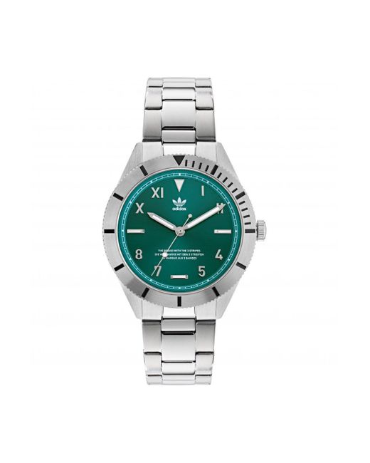 Adidas Green Edition Three Stainless Steel Fashion Analogue Watch - Aofh22060 for men