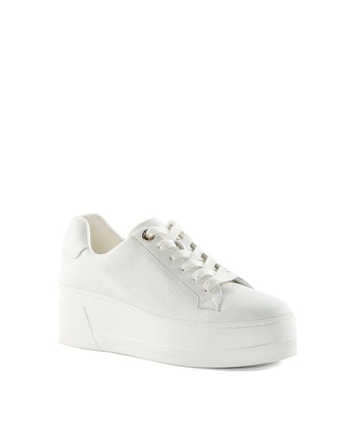 Dune White 'episode' Leather Trainers
