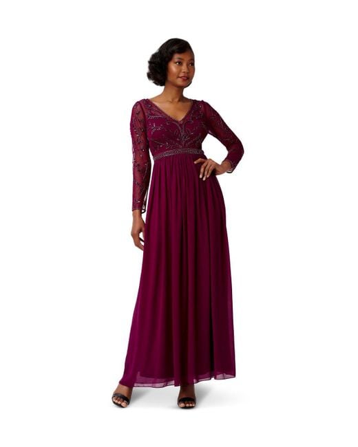 Beaded chiffon hotsell