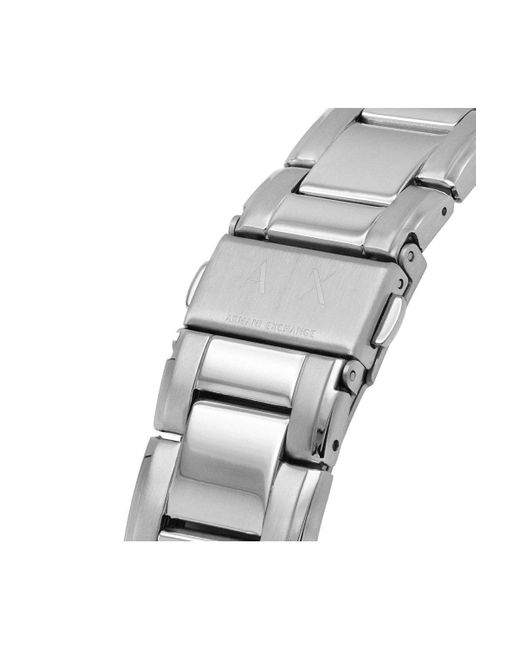 Armani Exchange Blue Stainless Steel Fashion Analogue Quartz Watch - Ax2850 for men