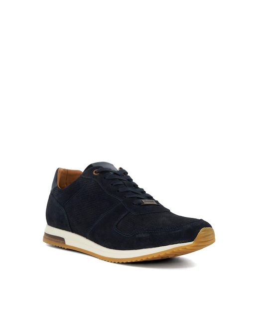 Dune Black 'trilogy' Suede Trainers for men