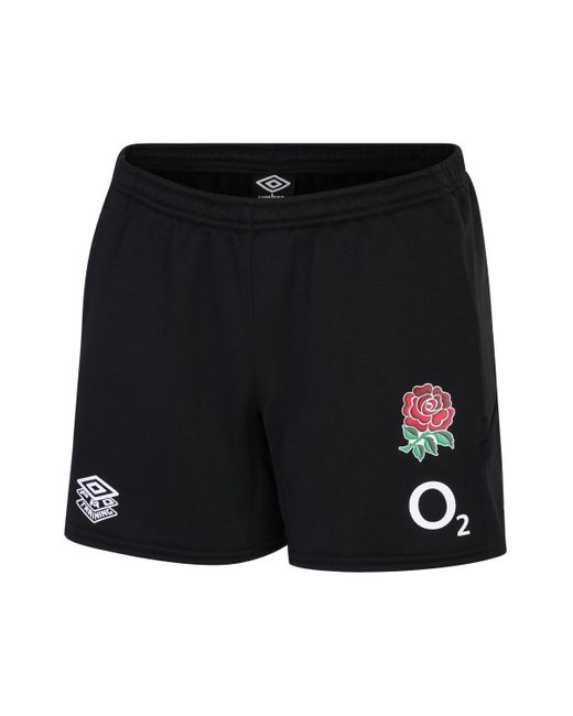 Umbro Black England Long Knit Shorts