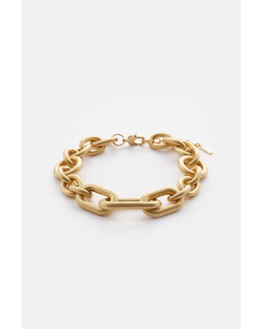 Karen Millen Black Gold Plated Chunky Necklace