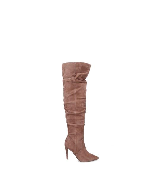 Carvela Kurt Geiger Natural 'spicy Slouch' Leather Boots