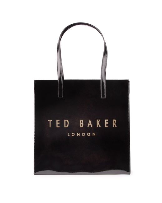 Ted Baker Black Crinkle Handbag
